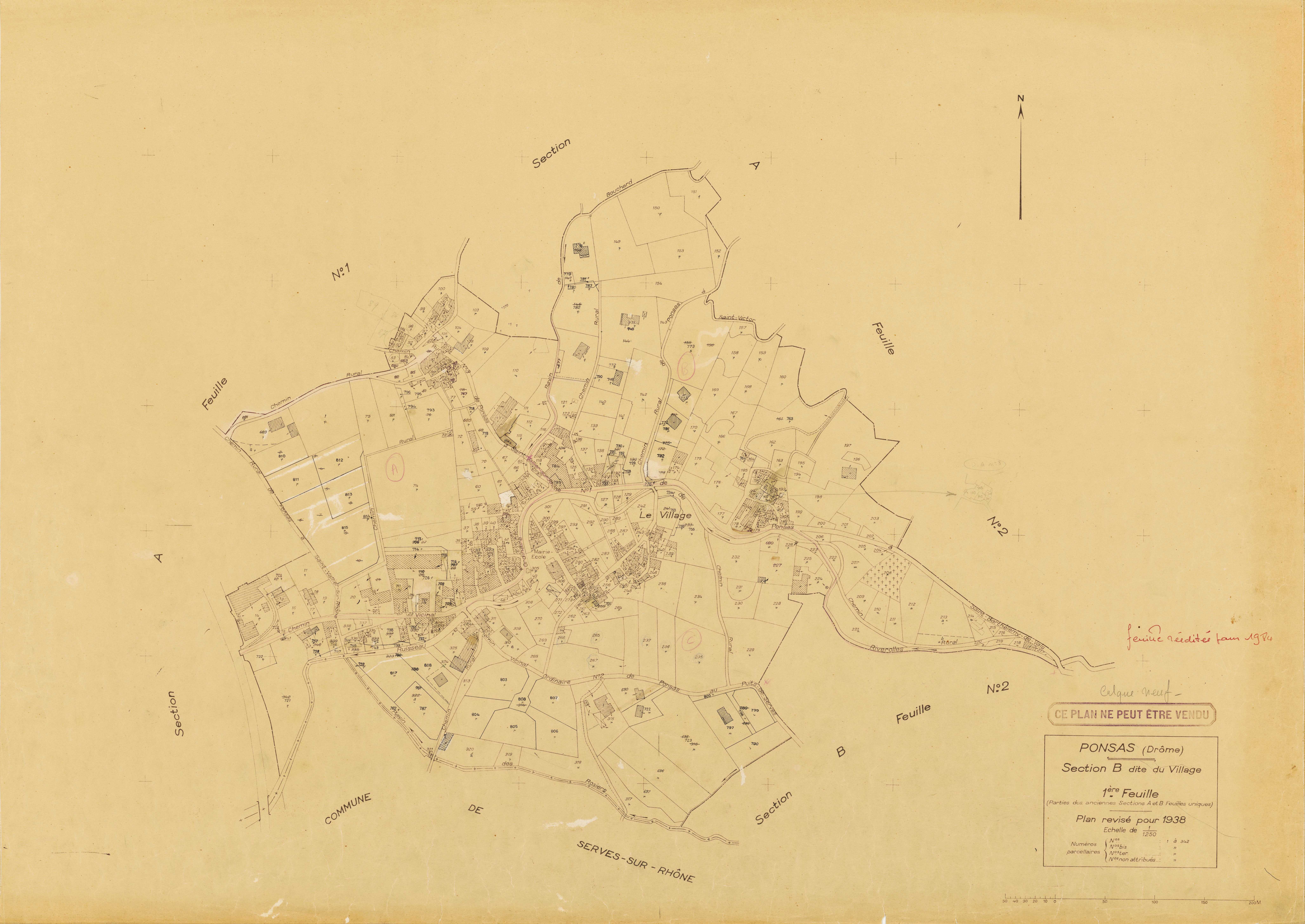 B1, Le Village. 1938-1984.