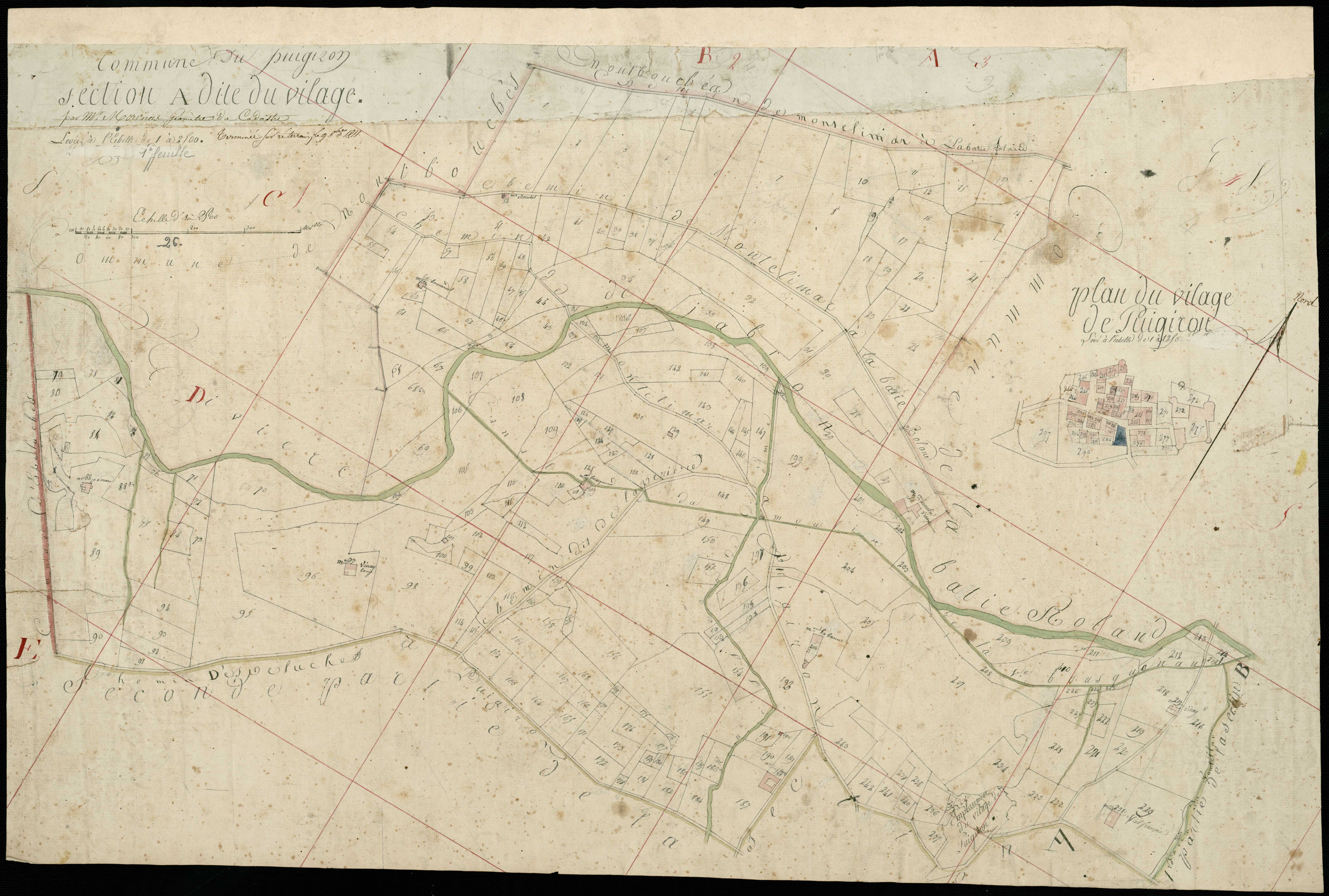 Section A1, Village (le). Village (agrandissement).