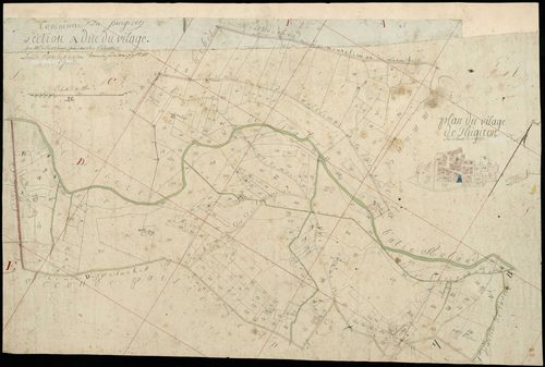 Section A1, Village (le). Village (agrandissement).