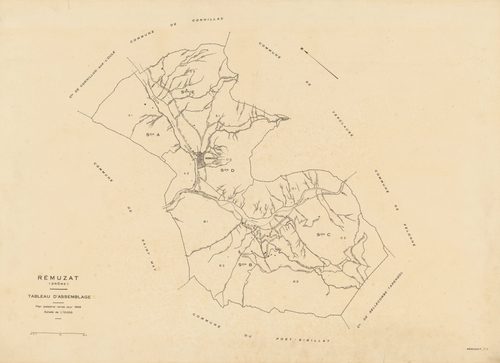 Tableau d'assemblage. 1949.