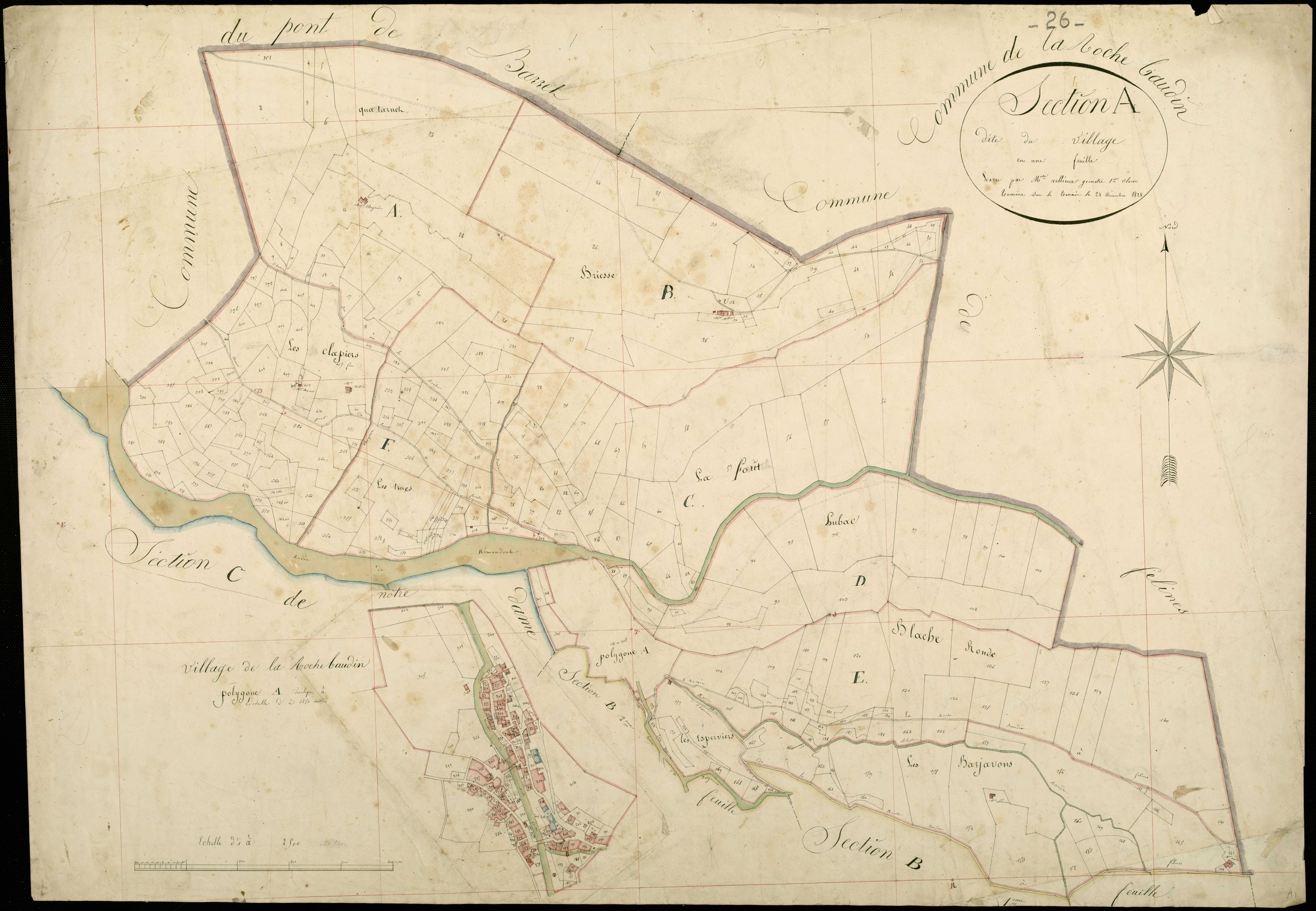 Section A, Village (le). Village (agrandissement).