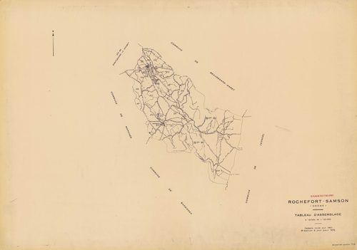 Tableau d'assemblage. 1976.