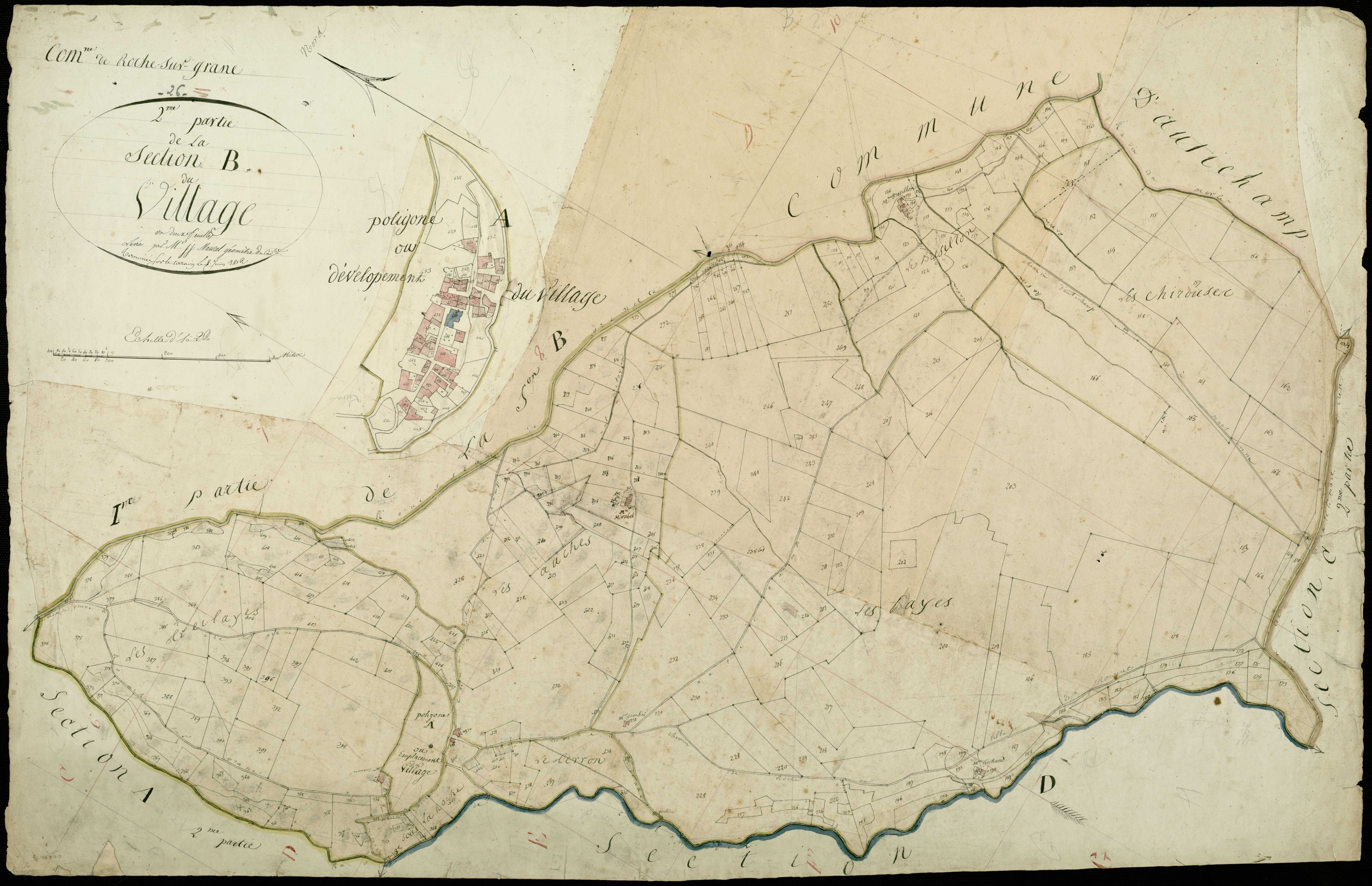 Section B1, Village (le). Village (agrandissement).