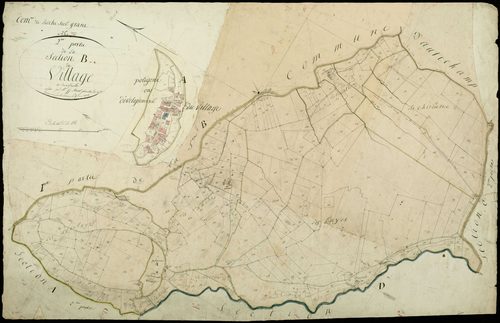 Section B1, Village (le). Village (agrandissement).
