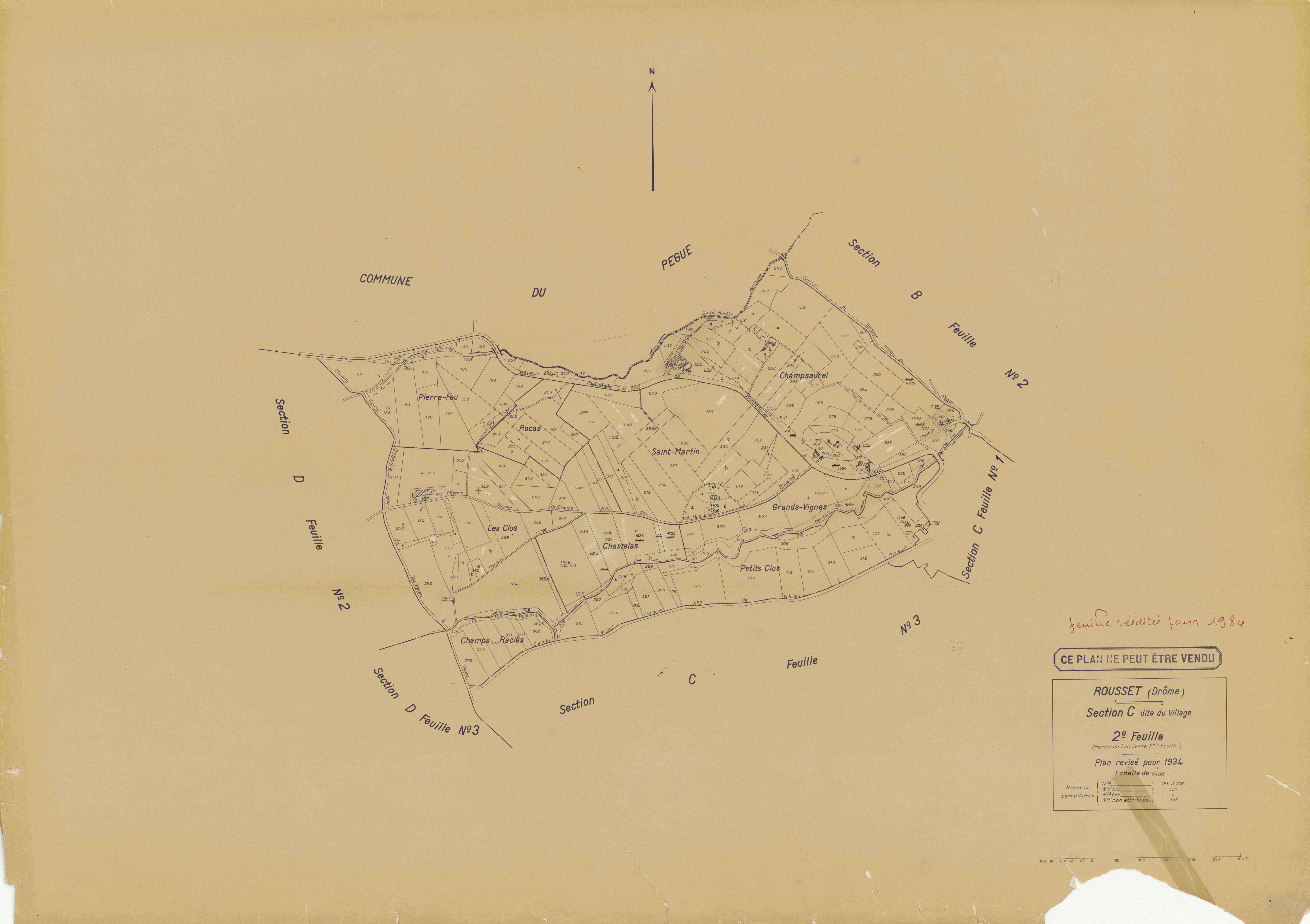 C2, Le Village. 1934-1984.