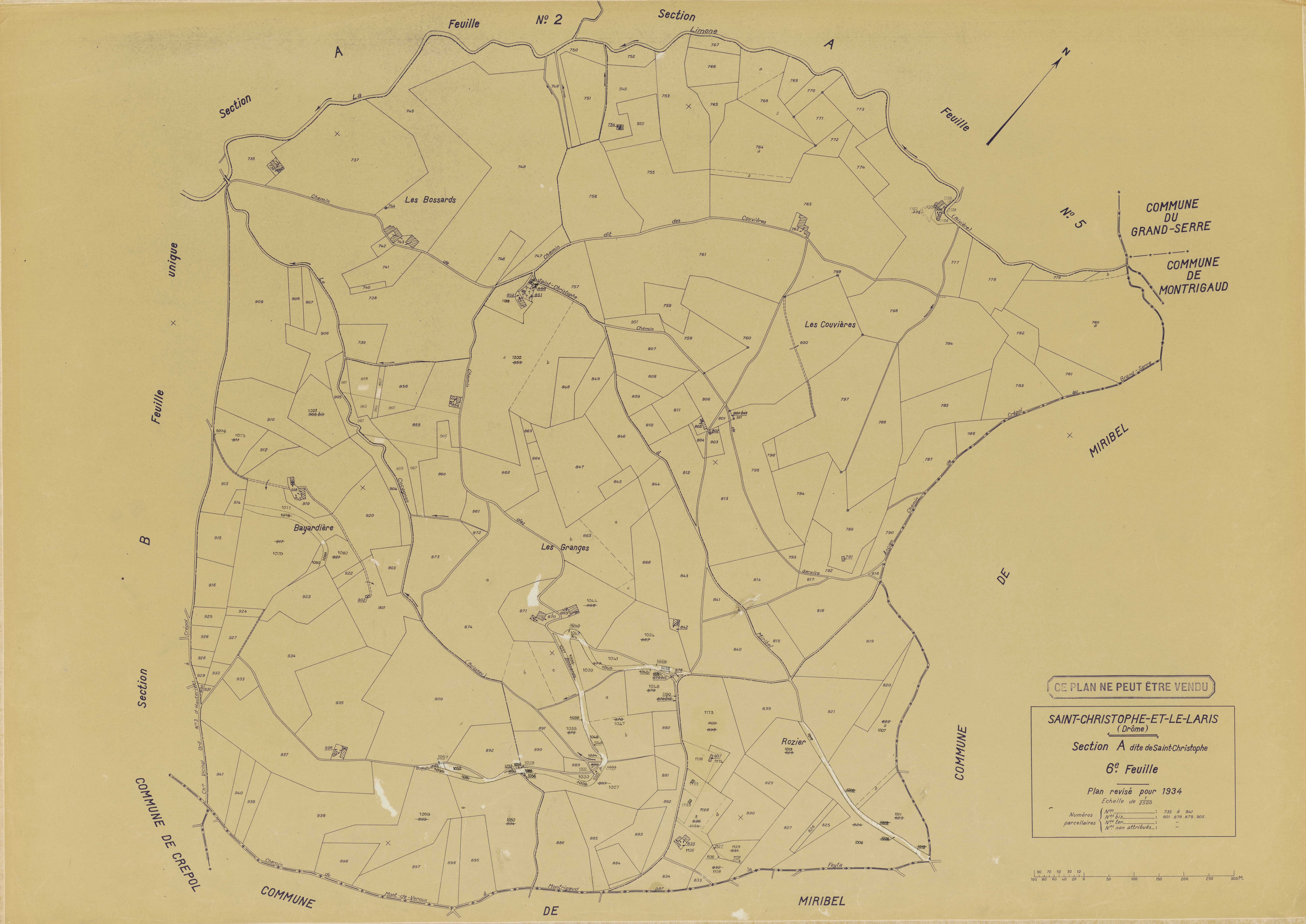 A6, Saint-Christophe. 1934.