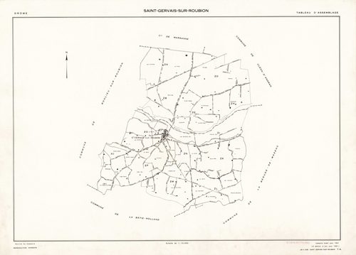 Tableau d'assemblage. 1981.