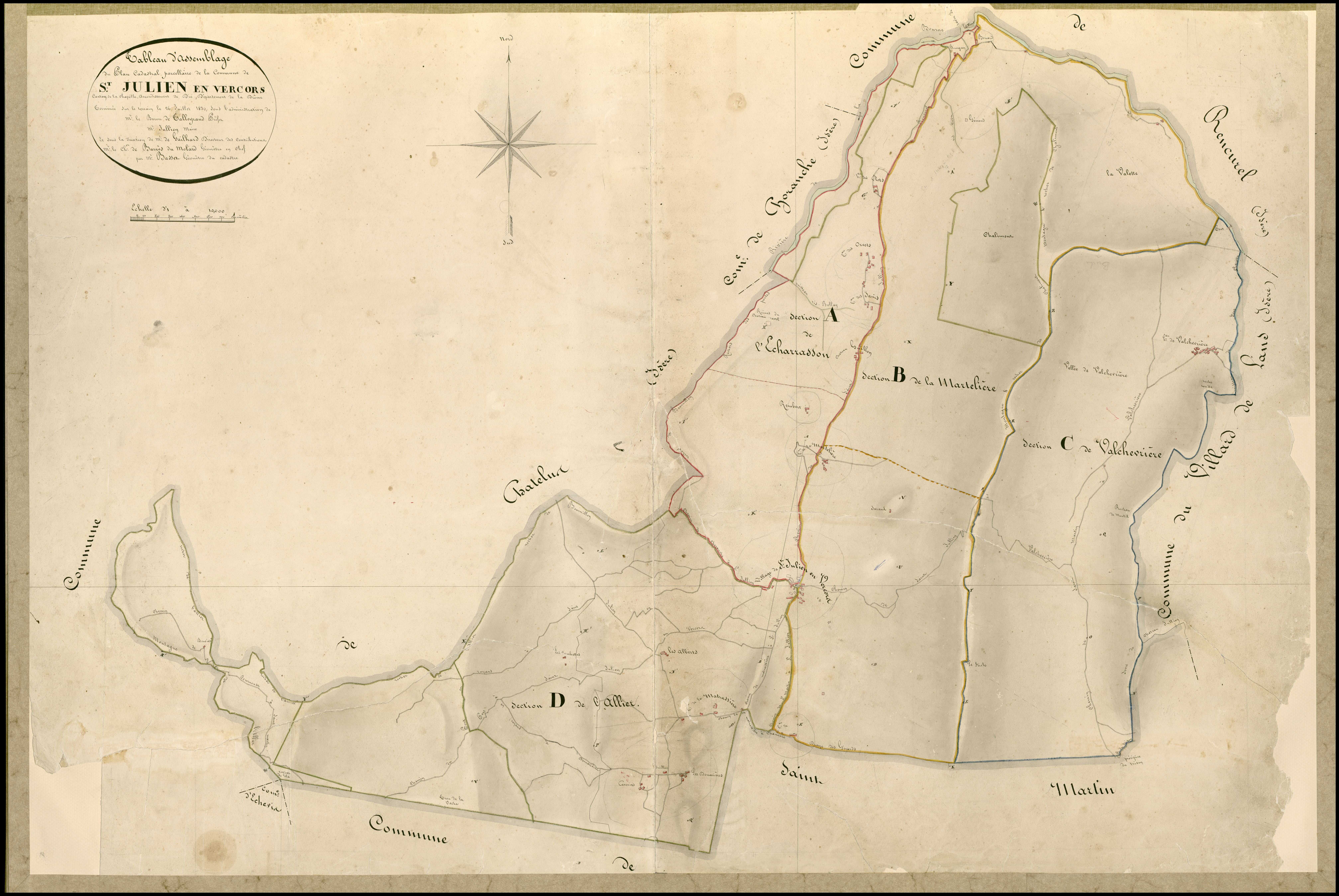 Plan avec lacunes.