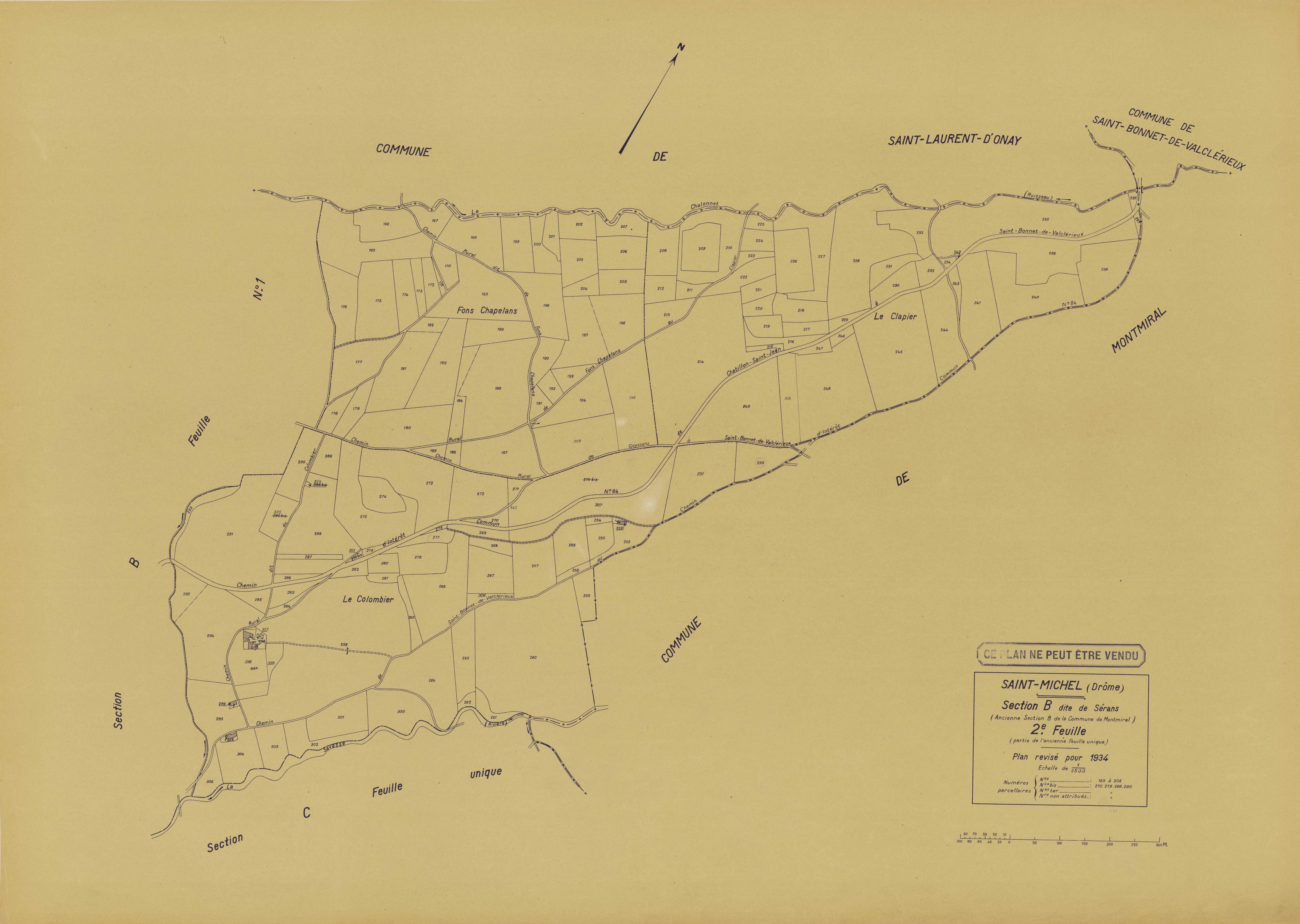 B2, Sérans. 1934.