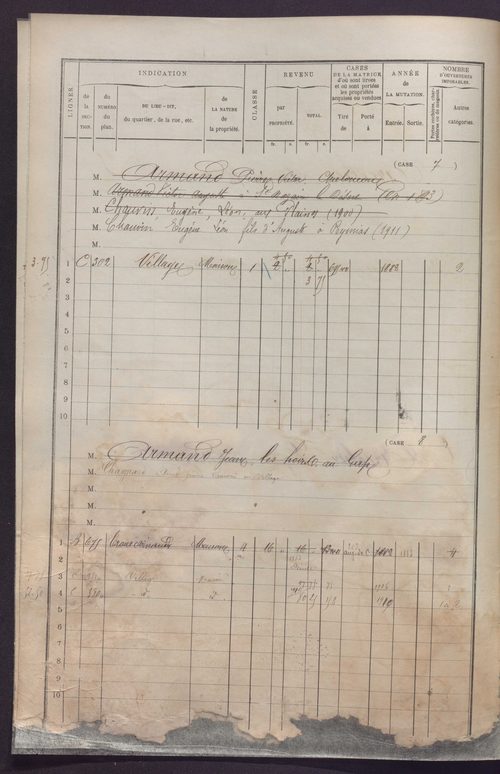 Volume 1 : cases 1-248 (31 janvier 1882).