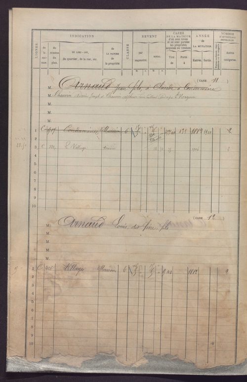 Volume 1 : cases 1-248 (31 janvier 1882).