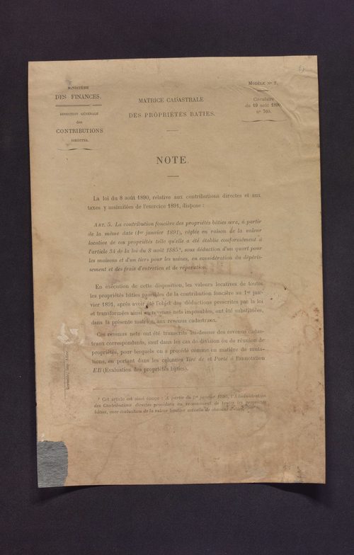Volume 1 : cases 1-248 (31 janvier 1882).