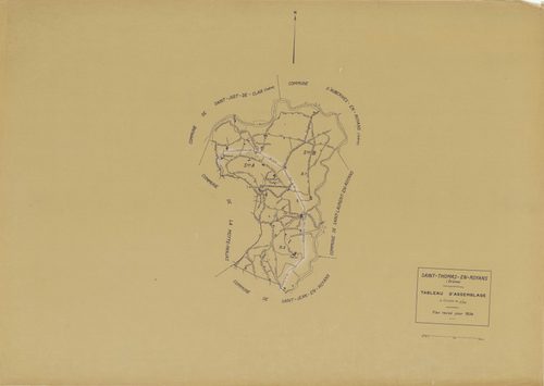 Tableau d'assemblage. [1934].