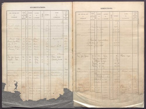 Volume 1 : cases 1-344 (31 décembre 1881).