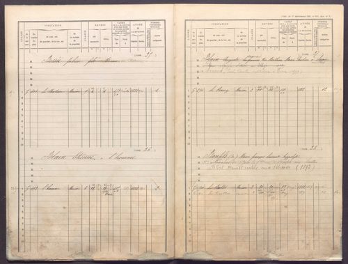 Volume 1 : cases 1-344 (31 décembre 1881).