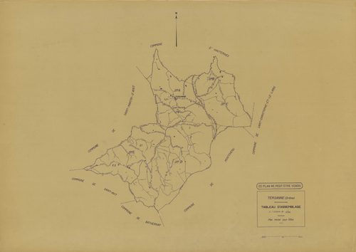 Tableau d'assemblage. [1934].