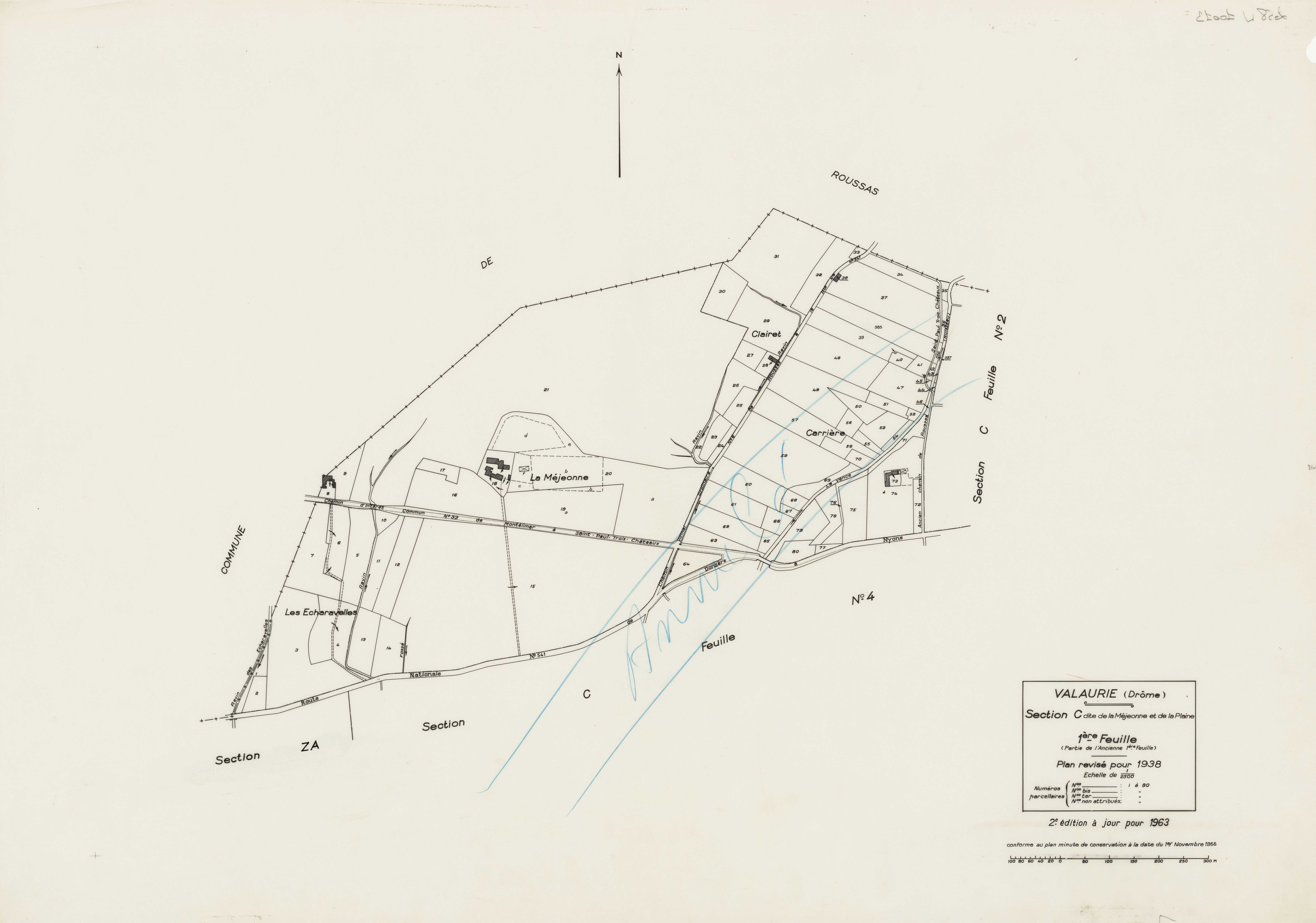 C1, La Méjeonne et La Plaine. 1966.