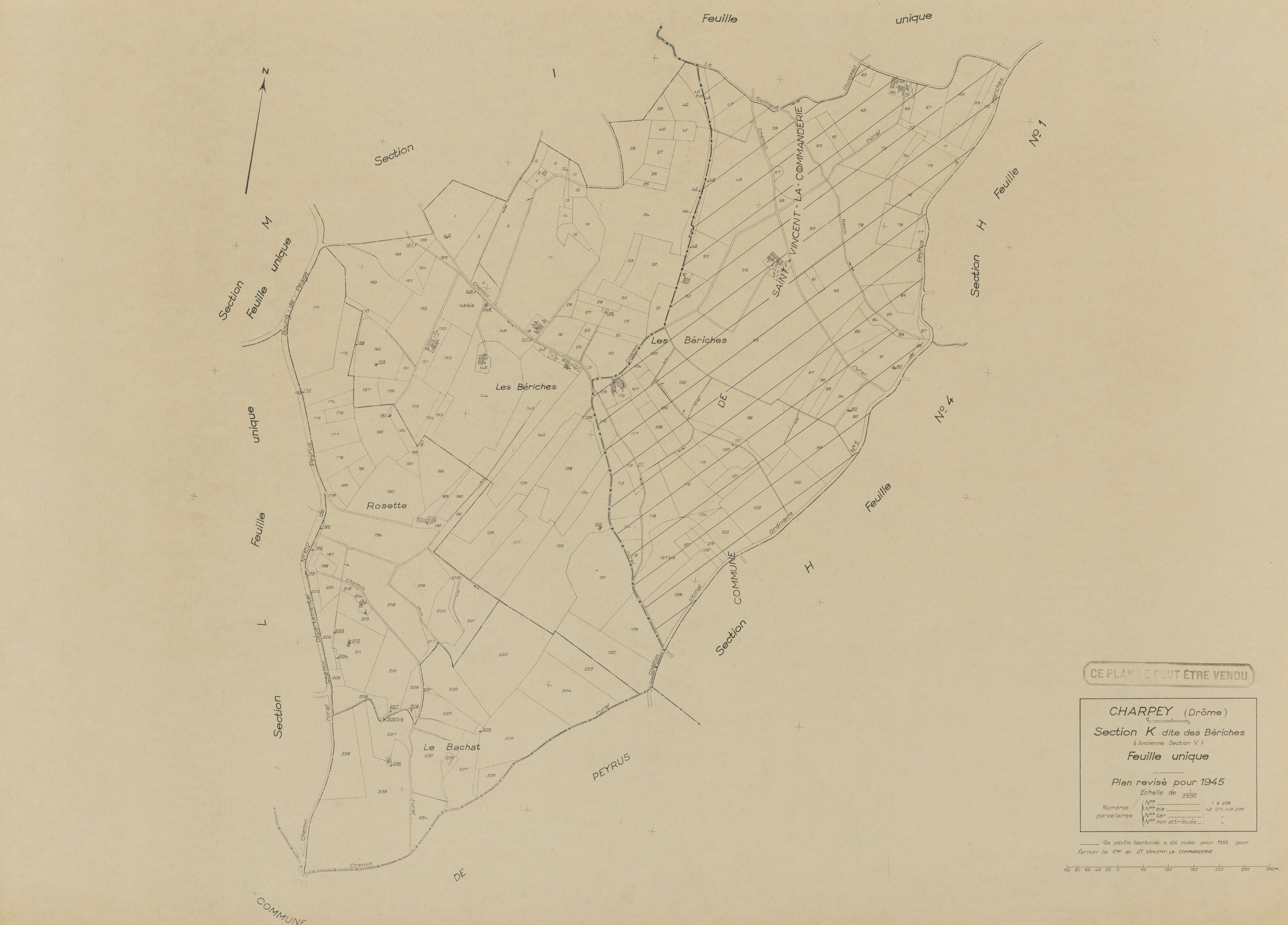 K, Les Bériches. 1945-1955.