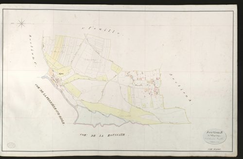 Ajou. Section B _ du villade d'Ajou _ 2e et dernière Feuille