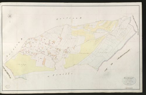 Ajou. Section C _ de Saint- Aubin _ 1re de 2 Feuilles