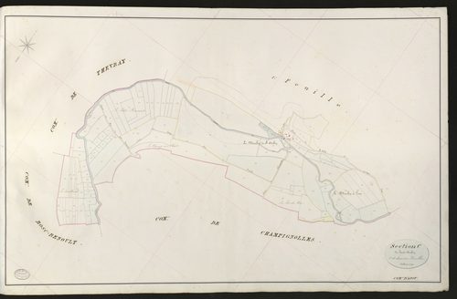 Ajou. Section C _ de Saint- Aubin _ 2e et dernière Feuille