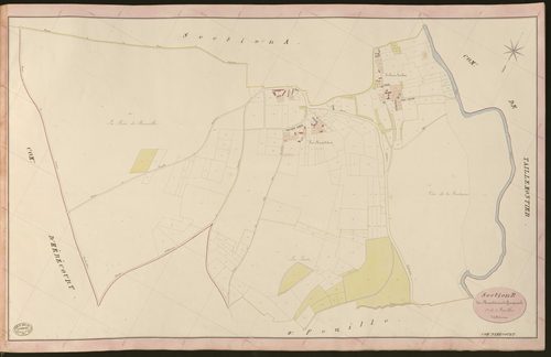 Amécourt. Section B _ des Renardières et de Guerquesale _ 1re de 3 Feuilles