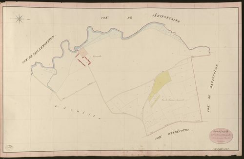 Amécourt. Section B _ des Renardières et de Guerquesale _ 3e et dernière Feuille