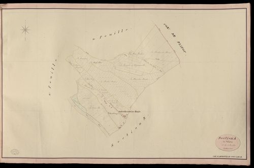 Amfreville-sous-les-Monts. Section A _ du Valpitan _ 1re de 4 Feuilles