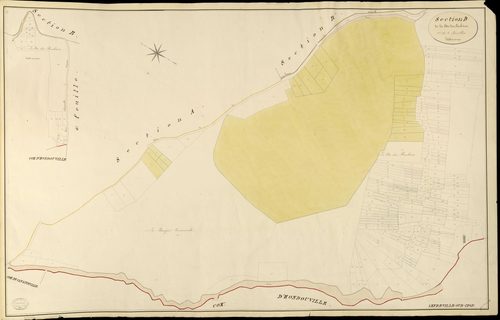 Amfreville-sur-Iton. Section D _ de la Côte des Roulières _ 1re de 2 Feuilles