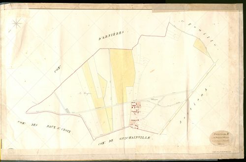 Angerville-la-Campagne. Section B _ des Fayaux et Villeneuve _ 2e et dernière Feuille