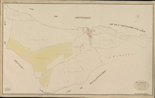 Armentières-sur-Avre. Section B _ de saint Etienne _ 1re de 3 Feuilles