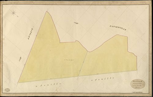 Arnières-sur-Iton. Section A _ des Vaux et de la Forêt _ 4e de 7 Feuilles