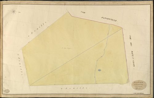 Arnières-sur-Iton. Section A _ des Vaux et de la Forêt _ 5e de 7 Feuilles