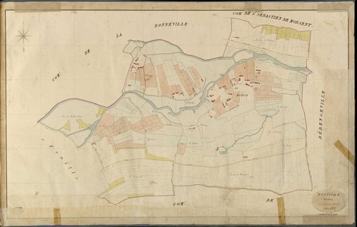 Aulnay-sur-Iton. Section A _ d'Aulnay _ 2e et dernière Feuille
