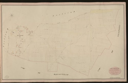 Bacqueville. Section A _ de la Croix et de Caneveuse _ Feuille Unique