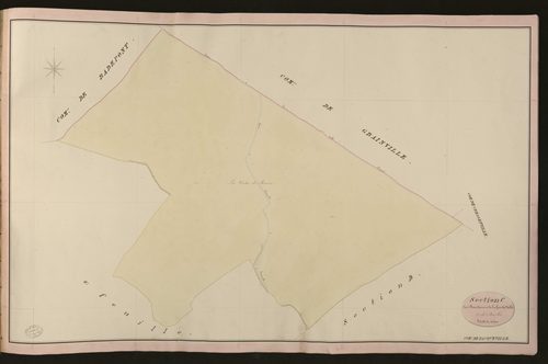 Bacqueville. Section C _ des Beaudoins et de la Grande Vallée _ 1re de 2 Feuilles