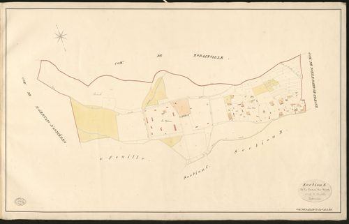 Bailleul-la-Vallée. Section A _ de la Couture des Vorets _ 1re de 2 Feuilles