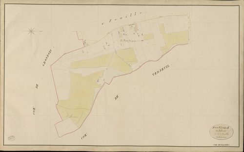 Bâlines. Section A _ de Balines _ 1er de 3 Feuilles