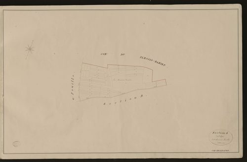 Barquet. Section A _ du Bosc-Roger _ 3e et dernière Feuille