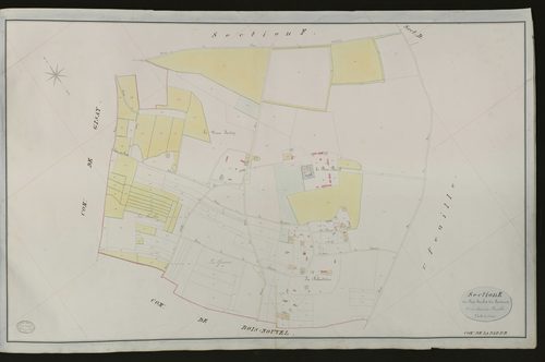 Barre-en-Ouche (La). Section E _ du Bois-Baril et des Gastines _ 1 2e et dernière Feuilles
