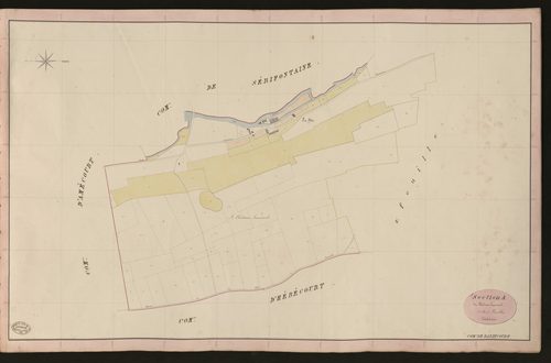 Bazincourt-sur-Epte. Section A _ du Château Saussard _ 1re de 2 Feuilles