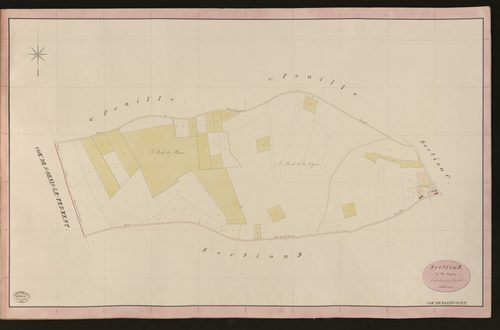 Bazincourt-sur-Epte. Section B _ du Clos Arquain _ 3e et dernière Feuille