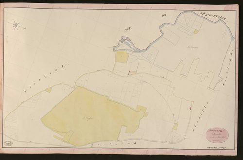 Bazincourt-sur-Epte. Section C _ de Tierceville _ 1re de 2 Feuilles
