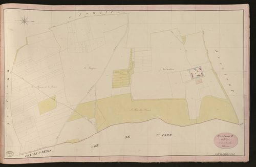 Bazincourt-sur-Epte. Section E _ des Bruyères _ 2e de 3 Feuilles