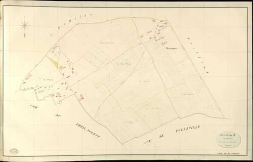 Bazoques. Section B _ des Buissons _ 2e et dernière Feuille
