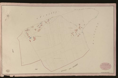 Beauficel-en-Lyons. Section D _ de la Barre et de la Bouvetière _ 3e et dernière Feuille