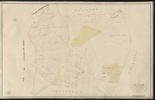 Beaumesnil. Section B _ du Beau-Recher _ 1re de 2 Feuilles