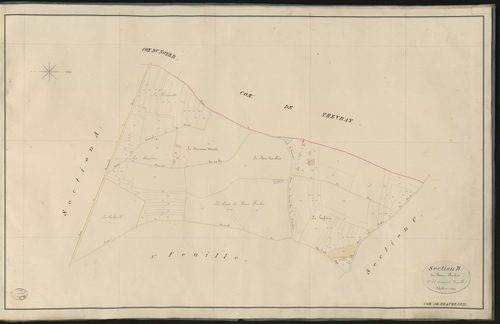 Beaumesnil. Section B _ du beau-Recher _ 2e et dernière Feuille