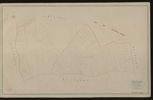 Beaumontel. Section B _ du Boscanglier _ 2e de 3 Feuilles