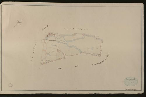 Beaumontel. Section D _ de la Vallée _ 1re de 2 Feuilles